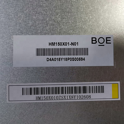BOE Industrial 1024x768 จอแสดงผล 15 นิ้ว HM150X01-N01 20 พิน LVDS TFT LCD Screen