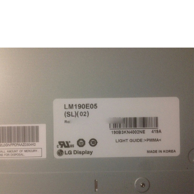 19.0 นิ้วสำหรับ LG LM190E05-SL02 LVDS tft lcd monitor