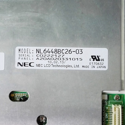 NL6448BC26-03 หน้าจอสัมผัส LCD จอแสดงผล TFT โมดูล 8.4 นิ้ว 640x480