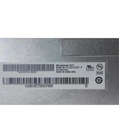 M238HAN01.0 มุมมองแบบเต็มแนวนอนอินเทอร์เฟซ RGB หน้าจอความต้านทาน 23.8 นิ้วเดสก์ท็อป LCD 1920*1080