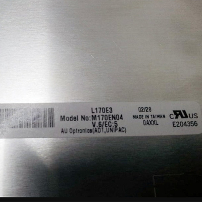 M170EN04 V6 1280x1024 a-Si TFT-LCD, LCM 30 พิน ConnectorPanel หน้าจอแสดงผล