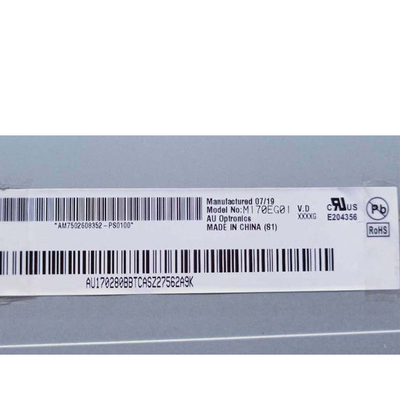AUO M170EG01 VD จอภาพ LCD สำหรับเดสก์ท็อป RGB 1280 × 1024 SXGA 96PPI