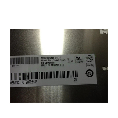 24.0 &quot;AUO M240UW04 V0 หน้าจอ LCD 1920X1200 94PPI LVDS 30 Pins Connector