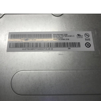 AUO M270DAN03.0 หน้าจอแล็ปท็อป LCD 2560x1440 Quad HD 108PPI 70 Pins Connector