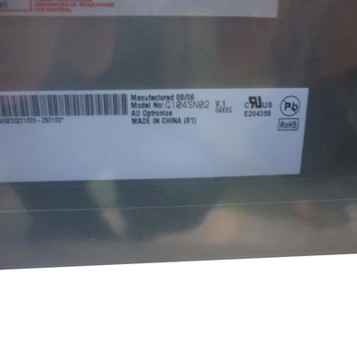 10.4 นิ้ว 800 × 600 G104SN02 V1 แผงแสดงผล TFT lcd โมดูลหน้าจอ