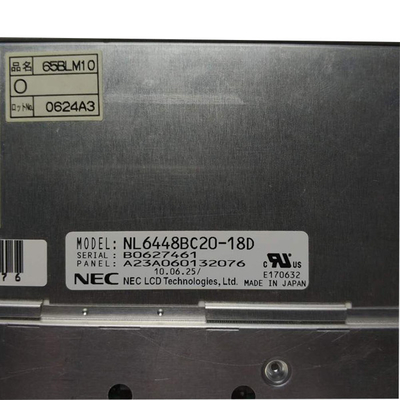 NL6448BC20-18D ต้นฉบับ 6.5 นิ้ว 640 (RGB) × 480 แผงแสดงผลหน้าจอ TFT LCD สำหรับอุปกรณ์อุตสาหกรรม