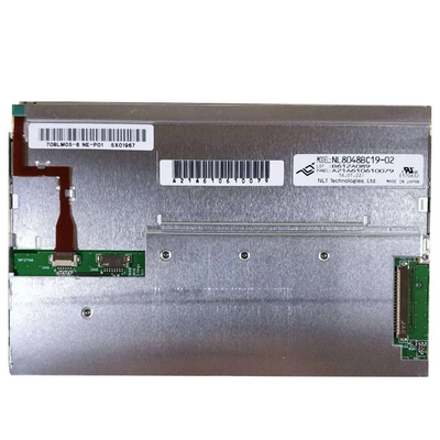 NL8048BC19-02 จอแสดงผล LCD ขนาด 7.0 นิ้วดั้งเดิม 800 (RGB) × 480 สำหรับอุปกรณ์อุตสาหกรรมสำหรับ NEC