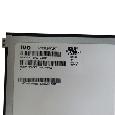 M116NWR1 R7 IVO 11.6 นิ้ว LCD หน้าจอแล็ปท็อป 30PIN EDP 1366X768 HD สำหรับ Lenovo C21e S21E