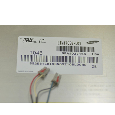 17.0 นิ้ว 30 Pin LVDS TFT LCD Screen สำหรับ SAMSUNG LTM170E8-L01 Display Panel