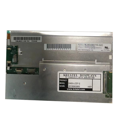 NL8048BC19-02C 7.0 นิ้ว TFT LCD Display RGB 800X480 สำหรับอุปกรณ์อุตสาหกรรม