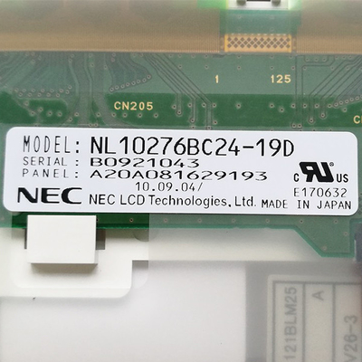 แผง TFT LCD ขนาด 12.1 นิ้ว 30 พิน RGB 1024X768 NL10276BC24-19D NEC