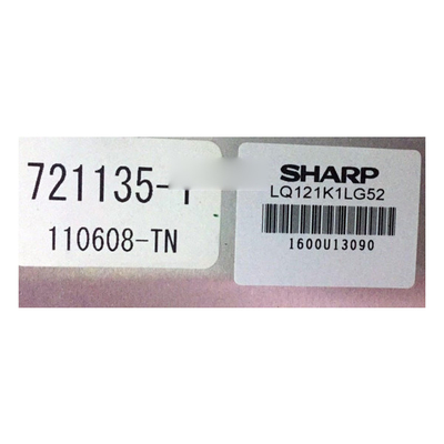 หน้าจอ LCD ขนาด 12.1 นิ้ว 82ppi LQ121S1LG52 สำหรับ Sharp
