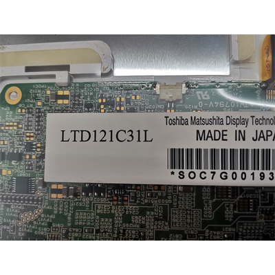 12.1 นิ้ว 82ppi หน้าจอ LCD LTD121C31L สำหรับ Toshiba 800*600 โมดูลจอแสดงผล LCD