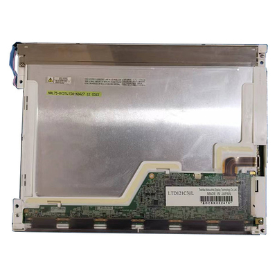 หน้าจอ LCD ขนาด 12.1 นิ้ว 82ppi LTA121C31SF 800 × 600 แผงแสดงผล LCD