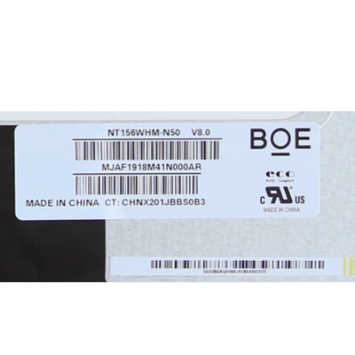 BOE 15.6&quot; LCD Panel NT156WHM-N50 1366x768 RGB Vertical Stripe 100PPI จอ LCD สำหรับแล็ปท็อป