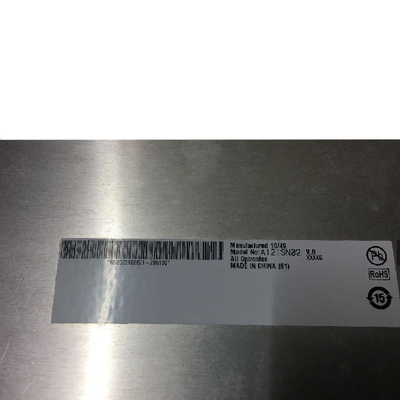 A121SN02 V0 หน้าจอ LCD แสดงผล TN ปกติโหมดส่งสัญญาณสีขาว