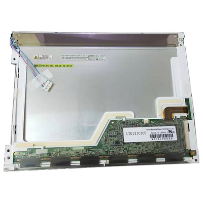 จอแสดงผล TFT LCD ขนาด 12.1 นิ้ว RGB 800 × 600 SVGA 82ppi CMOS Connector LTD121C30U