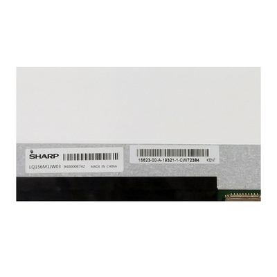แถบแนวตั้งที่คมชัด 15.6 นิ้ว LCD บานหน้าต่าง LQ156M1JW03 1920 * 1080 141PPI