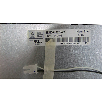 ใหม่ HannStar 6.2 นิ้ว 800*480 HSD062IDW1-A02 หน้าจอ LCD