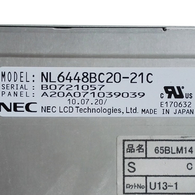ใหม่และต้นฉบับ 640*480 6.5 นิ้วแผงแสดงผลหน้าจอ TFT LCD NL6448BC20-21C