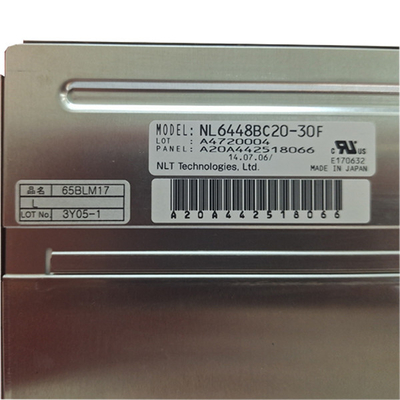 NL6448BC20-30F 6.5 นิ้ว TFT 640*480 LVDS 20pin Industrial LCD display สำหรับ NEC