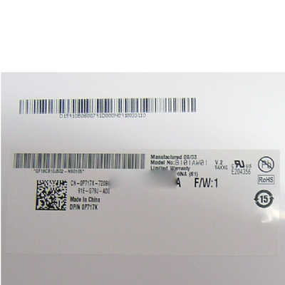B101AW01 V0 HW5A AUO 10.1 นิ้วพร้อมหน้าจอ LCD Resolution1024*576