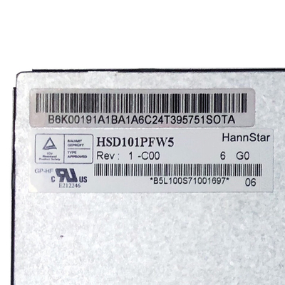 Hannstar HSD101PFW5-C00 LVDS 1024*600 10.1 นิ้ว IPS TFT LCD โมดูลหน้าจอ