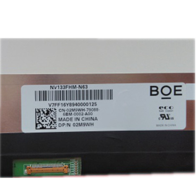 BOE NV133FHM-N63 1920x1080 FHD IPS แผง 13.3 นิ้ว Slim Led หน้าจอแล็ปท็อป