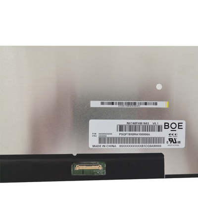 BOE Slim 30pins Edp แล็ปท็อปจอแอลซีดีหน้าจอแสดงผล NV140FHM-N63 14.0 นิ้วสำหรับ Asus Ux433