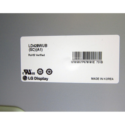 LD420WUB-SCA1 ผนังวิดีโอ LCD 1920 * 1080 51pins จอแสดงผล LG