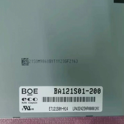 ต้นฉบับ BOE 12.1 นิ้วจอ LCD ทางการแพทย์ความละเอียด 800 * 600