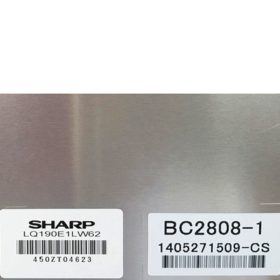 แผงอุตสาหกรรม 1280x1024 IPS 19 นิ้ว LCD แผง LQ190E1LW62