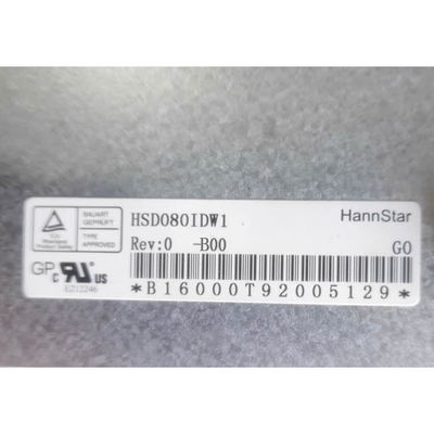 8.0 Inch TFT Hannstar HSD080IDW1-B00 LCD Display Screen Panel For Car GPS Navigation