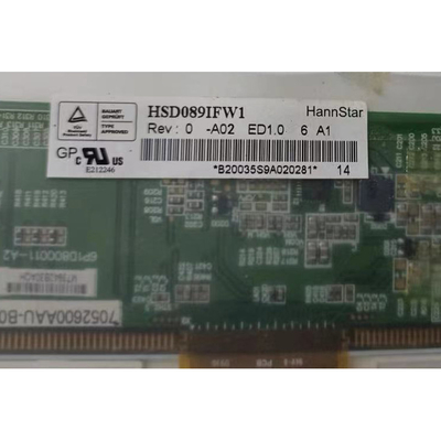HSD089IFW1-A02 8.9 Inch Hannstar LCD Screen 1024*600 LCD Display Panel