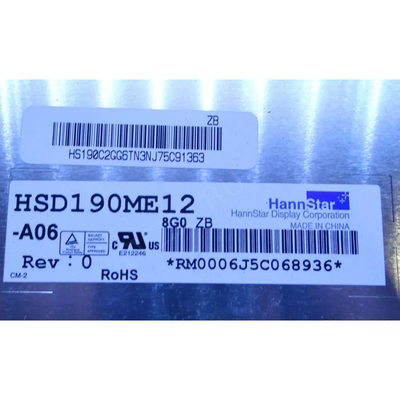 HSD190ME12-A06 19.0 นิ้วจอ LCD 1280*1024 LVDS 30 ปินจอ LCD