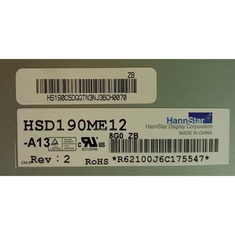 HSD190ME12-A13 หน้าจอ LCD ตัวเดิม 19.0 นิ้ว 1280*1024
