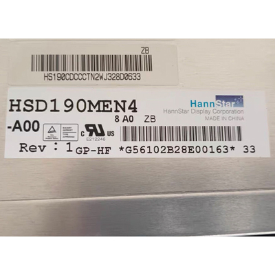 19โมดูลจอ LCD ขนาด 0.0 นิ้ว HSD190MEN4-A00 โมดูลจอ LCD TFT