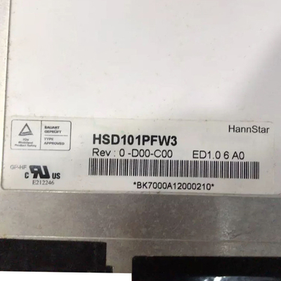 10.1 นิ้ว แผน LCD โมดูล HSD101PFW3-D00-C00 1024 * 600 จอ LCD