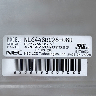 สําหรับ NEC NL6448BC26-08D 640*480 8.4 นิ้ว 262K หน้าจอ LCD