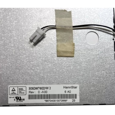 7.0 นิ้ว 60 ปิน HSD070IDW2-A00 TFT แผ่นจอ LCD จอจอ LCD