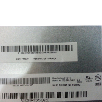 M240HW01 V6 ขนาด 24.0 นิ้ว a-Si TFT-LCD LCM LCD Display