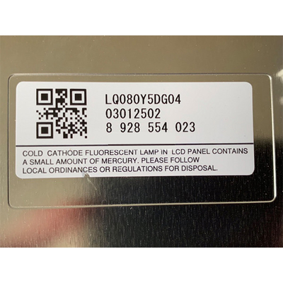 LQ080Y5DG04 จอจอ LCD จอจอ LCD 8.0 นิ้ว 800*480