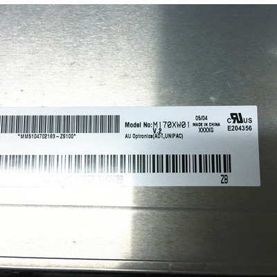 17.0 นิ้ว M170XW01 V2 1280*768 TFT LCD Screen สําหรับ AUO