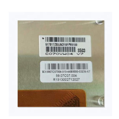 ขายร้อน C070VW04 V7 7.0 นิ้ว 133PPI 50 ปินจอ LCD