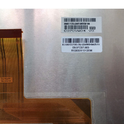 ใหม่ C070VW04 V0 ความสว่างสูง 800*480 แผ่นจอ LCD