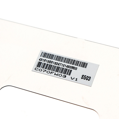 70.0 นิ้ว C070FW03 V1 TFT สิปิคอลอก RGB 30 pin LCD Screen