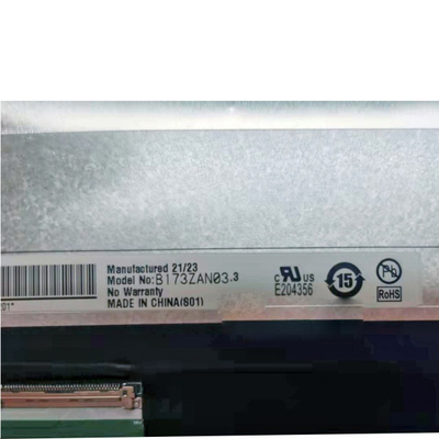 B173ZAN03.3 17.3 นิ้ว 40 พิน TFT LCD Panel สําหรับ AUO