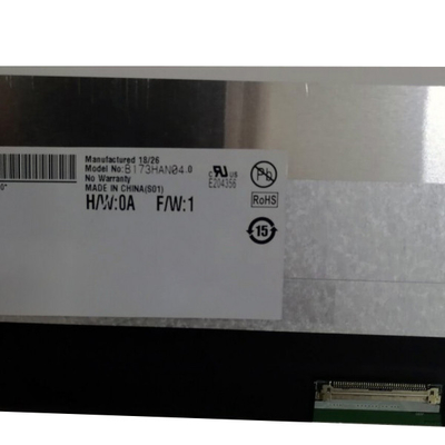 หน้าจอ LCD ขนาด 17.3 นิ้ว B173HAN04.0 1920*1080 127PPI สําหรับ AUO