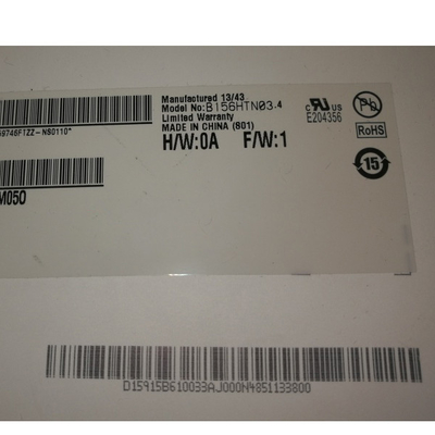 สําหรับ AUO B156HTN03.4 1920*1080 141PP หน้าจอ LCD tft 60Hz