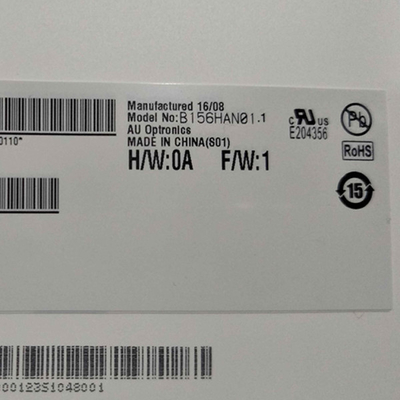 RGB สตาร์ตั้ง B156HAN01.1 15.6 นิ้ว 3.3VTyp จอ LCD